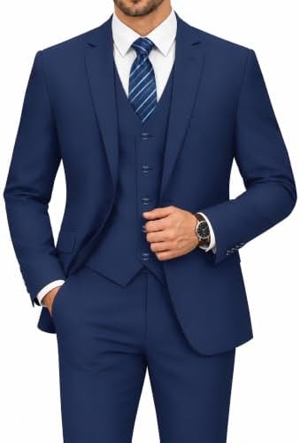 Men’s Three-Piece Suit – Elegant Suit for Weddings, Parties, and Formal Occasions