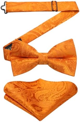 Herre Butterfly-sæt Med Paisleymønster – Elegante Accessories Til Bryllupper, Fester Og Formelle Begivenheder