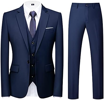Pánský třídílný oblek na míru se střihem slim fit - elegantní oblek na svatby, do práce i pro formální příležitosti