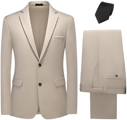 Pánský dvoudílný oblek se sakem na dva knoflíky - klasický a elegantní oblek na svatby a formální příležitosti