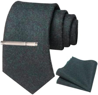 Herre Slipsesæt I Cashmere Og Uld Med Tekstureret Design – Elegante Accessories Til Et Raffineret Og Klassisk Look