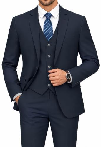 Men’s Three-Piece Suit – Elegant Suit for Weddings, Parties, and Formal Occasions