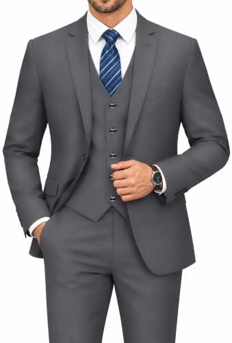 Men’s Three-Piece Suit – Elegant Suit for Weddings, Parties, and Formal Occasions