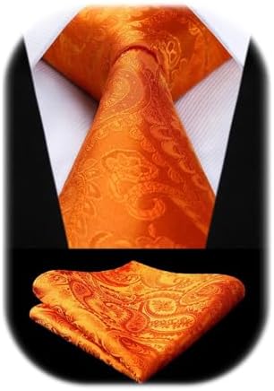 Pánská sada s kravatou z žakáru s paisley vzorem – elegantní doplňky na svatby, večírky a formální události