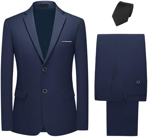 Pánský dvoudílný oblek se sakem na dva knoflíky - klasický a elegantní oblek na svatby a formální příležitosti