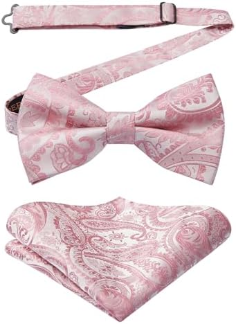 Herre Butterfly-sæt Med Paisleymønster – Elegante Accessories Til Bryllupper, Fester Og Formelle Begivenheder