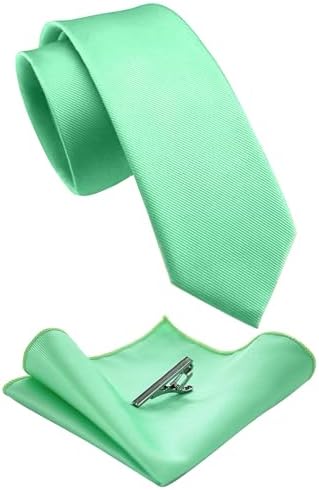 Męski zestaw krawatów o kroju slim fit – pasujące dodatki do pracy, na wesela i formalne wydarzenia