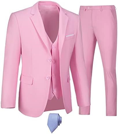 Pánský třídílný oblek s elegantním střihem na míru - stylový oblek na svatby, do práce i na formální události