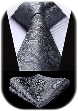 Pánská sada s kravatou z žakáru s paisley vzorem – elegantní doplňky na svatby, večírky a formální události