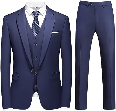 Pánský třídílný oblek se sakem na jeden knoflík a střihem na míru - elegantní oblek na svatby i do práce