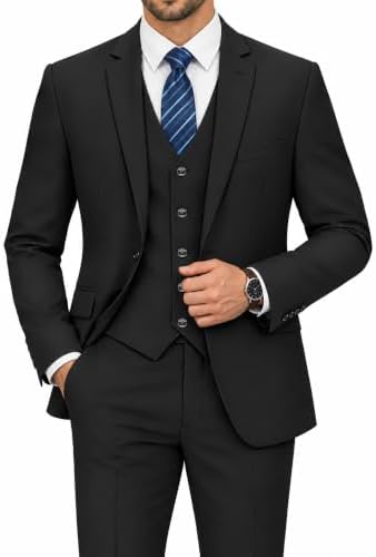 Men’s Three-Piece Suit – Elegant Suit for Weddings, Parties, and Formal Occasions