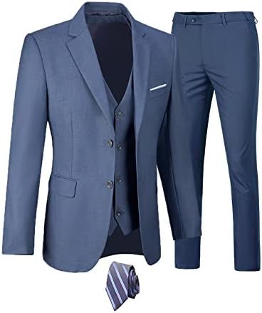 Pánský třídílný oblek s elegantním střihem na míru - stylový oblek na svatby, do práce i na formální události