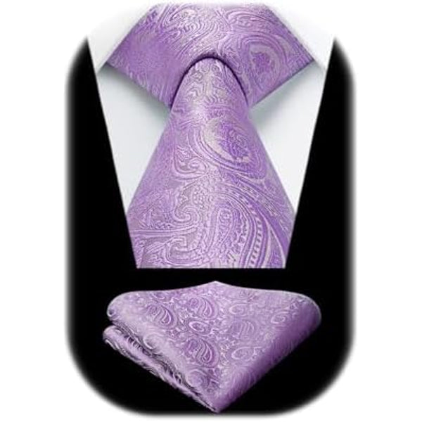 Pánská sada s kravatou z žakáru s paisley vzorem – elegantní doplňky na svatby, večírky a formální události