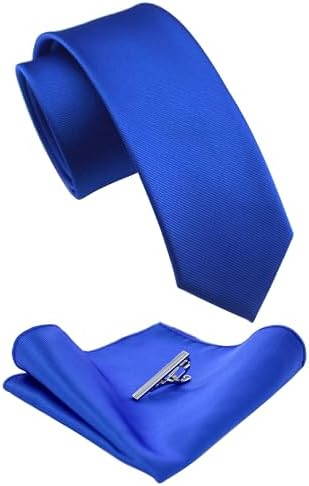 Męski zestaw krawatów o kroju slim fit – pasujące dodatki do pracy, na wesela i formalne wydarzenia