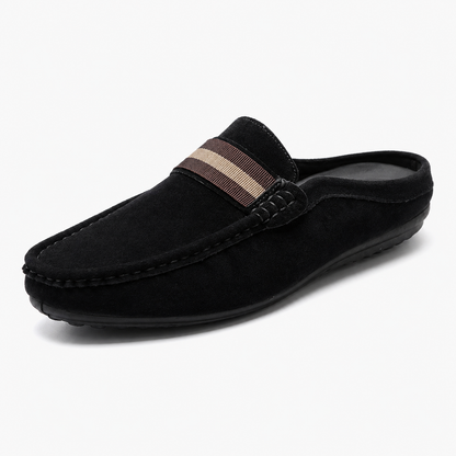 Herre Slip-on Loafers Med Åben Hæl – Afslappede Sko Til Hverdagsbrug, Fritid, Ferie Og Smart Casual Stil