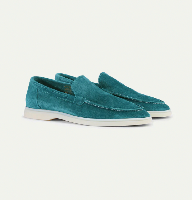 Herre Loafers I Ruskind Med Slip-on Design – Elegante Køresko Til Kontor, Fritid, Rejser Og Smart Casual Stil