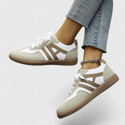 Dame Retro Snøresko Casual Hverdagssneakers Med Komfort