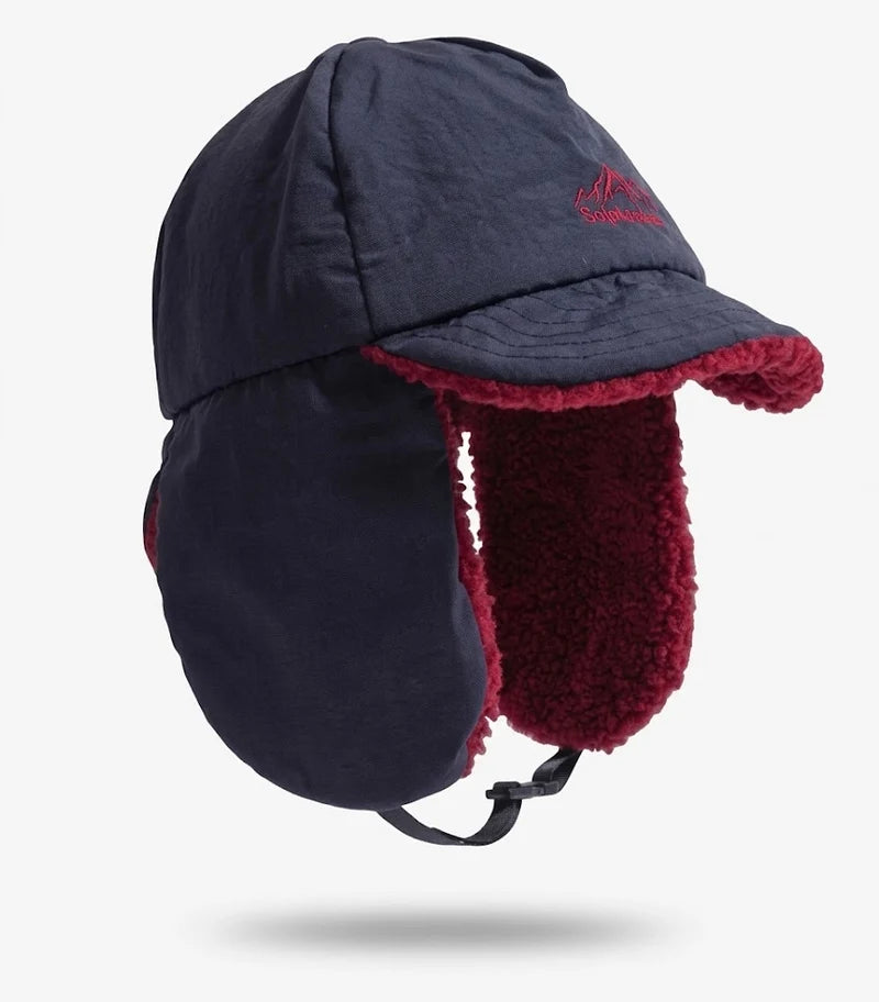 Gorro de invierno tipo bomber para hombre, forrado de polar y con protección para las orejas - gorro cálido para actividades al aire libre, días fríos, uso diario y exteriores