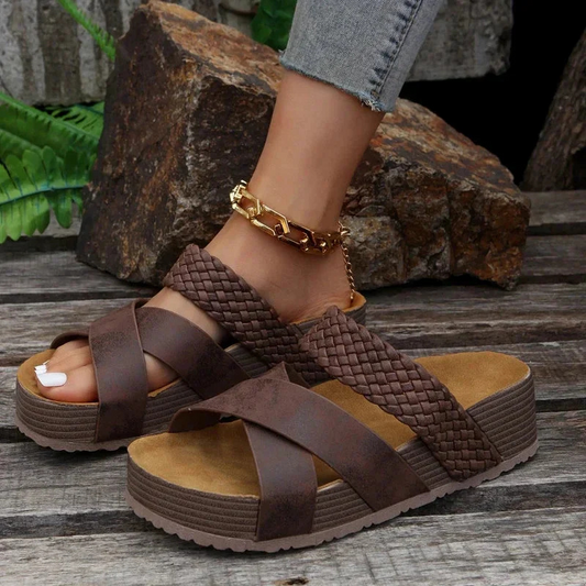 Sandale ortopedice ușoare de damă - sandale confortabile de vară, pentru purtare zilnică și mers comod