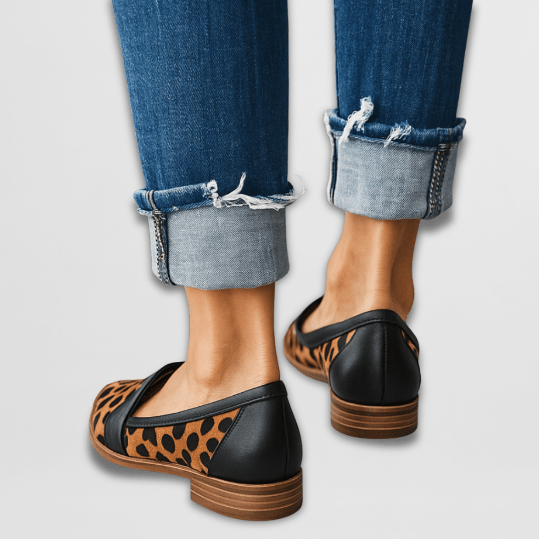 Dame Bløde Ruskindsloafers Med Komfortabel Hverdagsstil