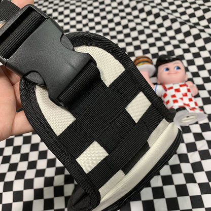 Dame Utility-sling-taske Med Flere Lommer Og Bungee-snore – Praktisk Crossbody-brysttaske Til Hverdagsbrug, Rejser Og Fritid