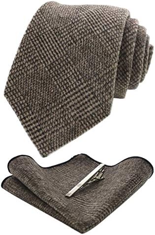Herre Slipsesæt I Cashmere Og Uld Med Tekstureret Design – Elegante Accessories Til Et Raffineret Og Klassisk Look