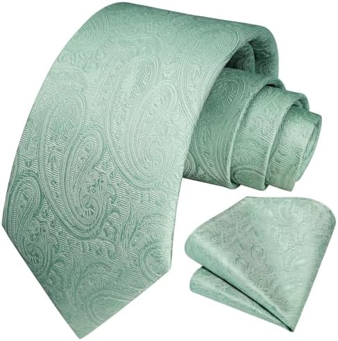 Pánská sada s kravatou z žakáru s paisley vzorem – elegantní doplňky na svatby, večírky a formální události