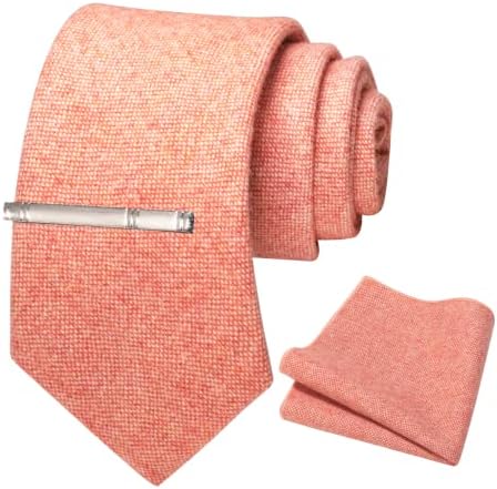Herre Slipsesæt I Cashmere Og Uld Med Tekstureret Design – Elegante Accessories Til Et Raffineret Og Klassisk Look