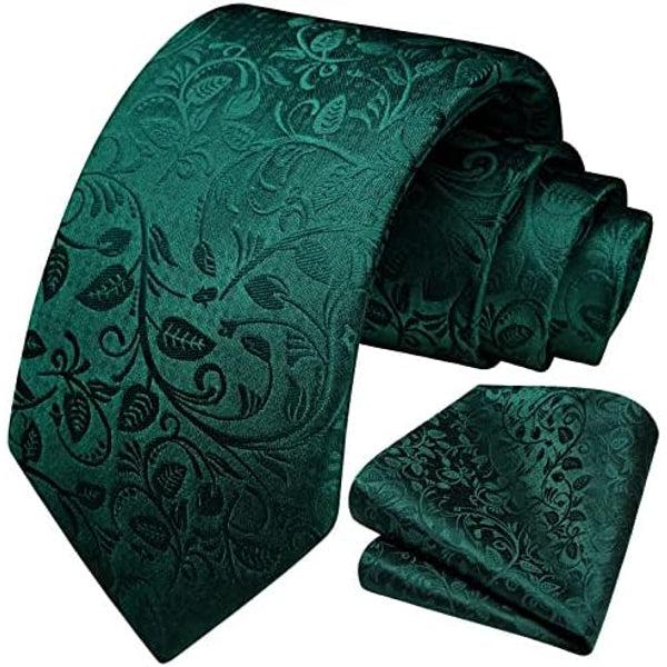 Pánská sada s kravatou z žakáru s paisley vzorem – elegantní doplňky na svatby, večírky a formální události