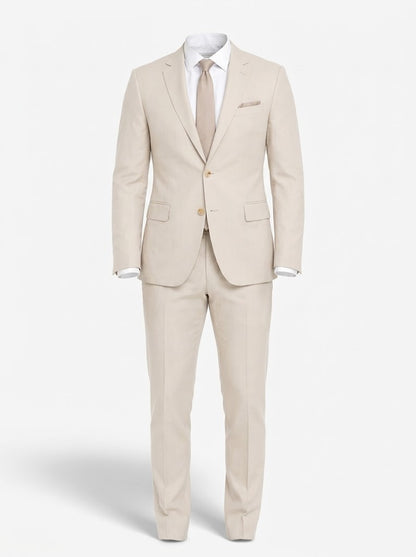 Costum bărbătesc din două piese, cu croială slim – costum elegant, croit la comandă, pentru nunți și ocazii speciale