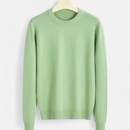 Herre Slim Fit Striktrøje – Klassisk Sweater Til Kontor, Hverdagsbrug, Fritid Og Smart Casual Stil