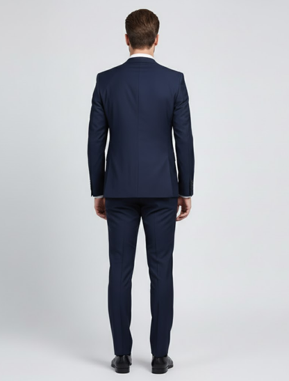 Herre Slim Fit 2-delt Jakkesæt – Moderne Blazer Og Bukser Til Forår, Sommer, Kontor Og Formelle Anledninger