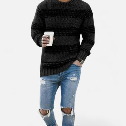 Men's Winter Pullover – Warm Sweater for Autumn, Winter, Everyday Wear, and Smart Casual Style