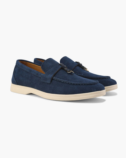 Dame Loafers I Ruskind Med Kvastdetaljer – Elegante Slip-on Flade Sko Til Kontor, Hverdagsbrug Og Smart Casual Stil