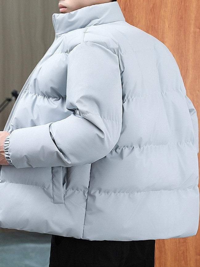 Pánská silná zateplená zimní bunda – hřejivé oblečení do chladných dnů, na každý den, volný čas a ven