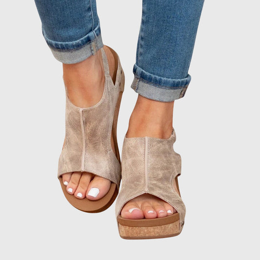 Women's Kitten-Heel Sandals – Stylish Summer Sandals for Everyday Wear, Vacations, Leisure, and Casual Occasions