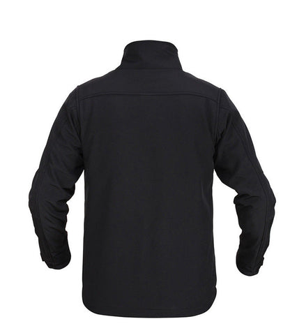 Męska kurtka softshell z ogrzewaniem USB, wiatroszczelną konstrukcją i regulacją ciepła – ciepła odzież wierzchnia outdoorowa na chłodne dni, do codziennego i outdoorowego użytku