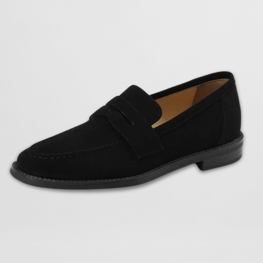 Dame Ruskindsinspirerede Penny Loafers Klassiske Flade Hverdagssko