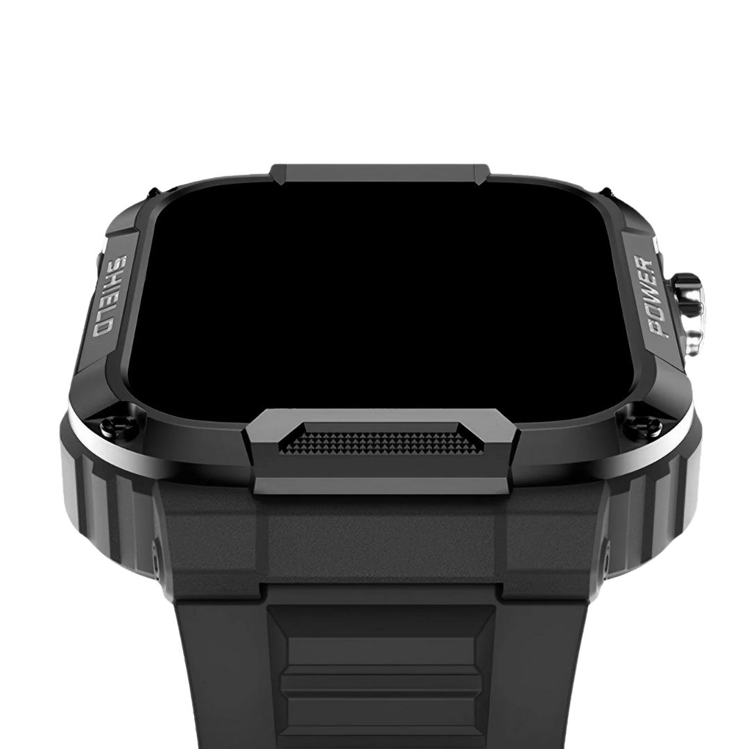 Men's Rugged Smartwatch with IP67 Protection and Fitness Features – Outdoor Watch with Up to 15 Days of Standby Time for Sports, Workouts, and Everyday Wear
