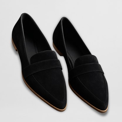 Dame Bløde Ruskindsloafers Med Komfortabel Hverdagsstil
