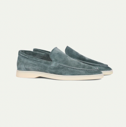 Herre Loafers I Ruskind Med Slip-on Design – Elegante Køresko Til Kontor, Fritid, Rejser Og Smart Casual Stil