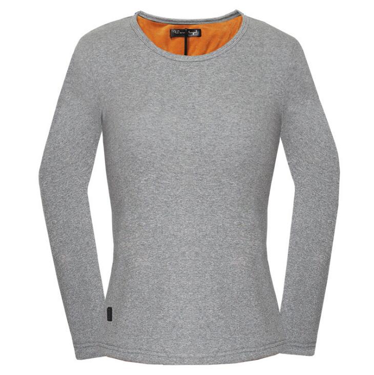 Dame Usb-opvarmet Termisk Top Med Slim Fit Og Lange Ærmer – Varmt Baselayer Med Justerbar Varme Til Kolde Dage, Sport Og Udendørsbrug