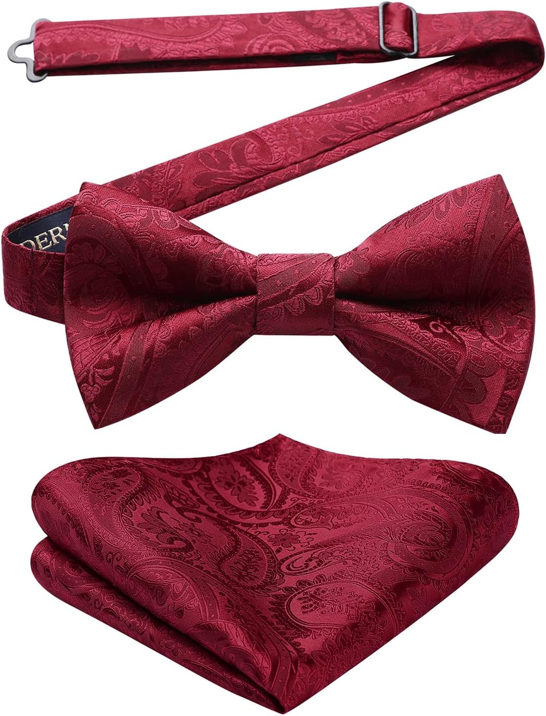 Herre Butterfly-sæt Med Paisleymønster – Elegante Accessories Til Bryllupper, Fester Og Formelle Begivenheder