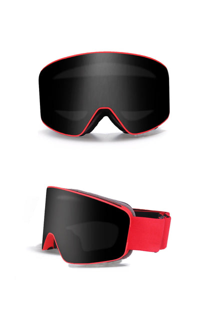 Herre Skibriller Med Dobbelt Linse, Anti-dug Og Uv-beskyttelse – Vindafvisende Snowboardbriller Til Ski, Snowboarding Og Udendørssport