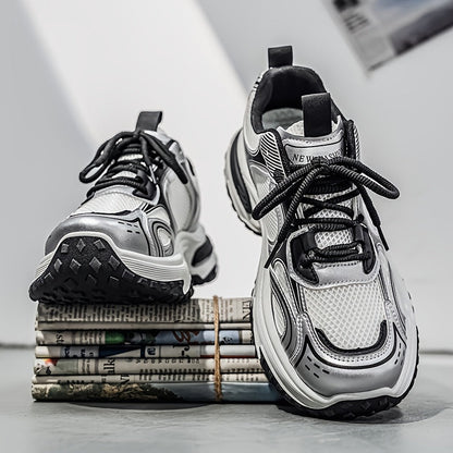Herre Chunky Sneakers Med Mesh Og Kraftig Sål