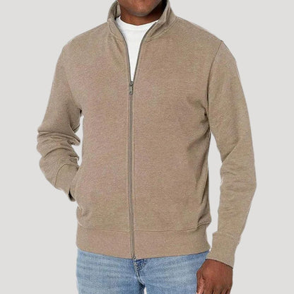 Men's Lightweight Jacket with Zip Closure – Casual Transitional Jacket for Spring, Commuting, Travel, and Everyday Wear