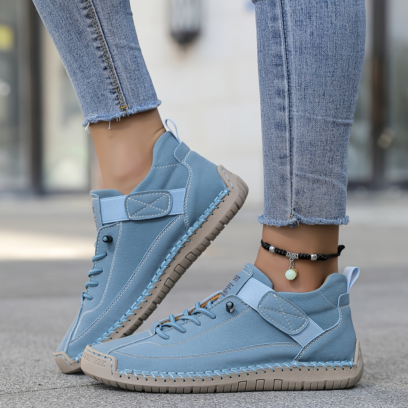 Dame High Top Sneakers Med Snøre – Casual Gåsko Til Daglig Brug