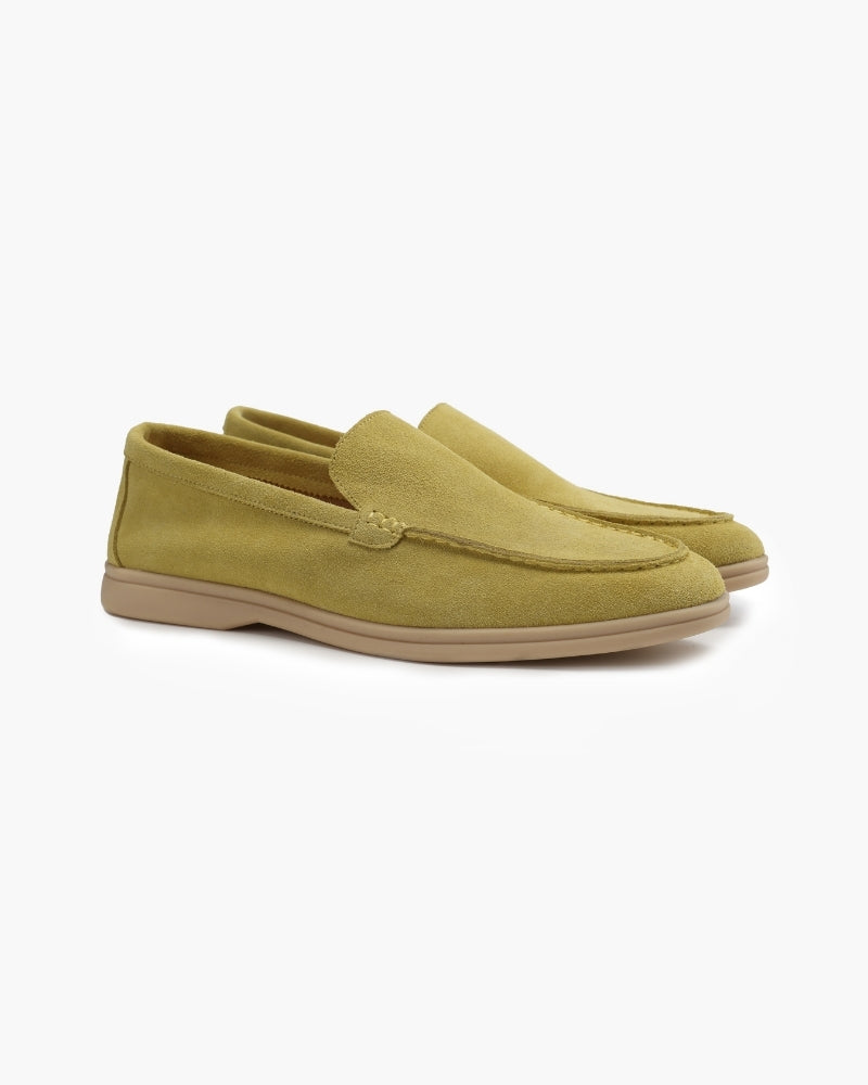 Herre Ruskindsinspirerede Slip-On Loafers Til Hverdagsbrug