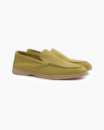 Herre Ruskindsinspirerede Slip-On Loafers Til Hverdagsbrug