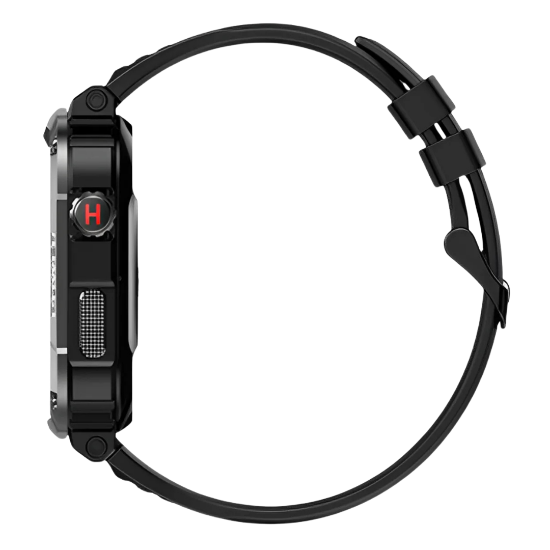 Men's Rugged Smartwatch with IP67 Protection and Fitness Features – Outdoor Watch with Up to 15 Days of Standby Time for Sports, Workouts, and Everyday Wear